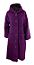 Coat long hood lilac