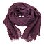 Scarf solid blueberry